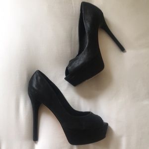Brian Atwood Peep Toe Platform Pumps